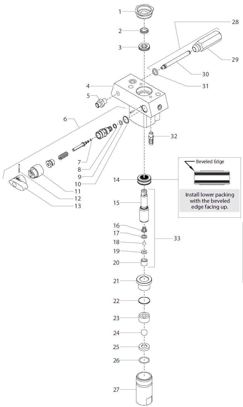 Impact 410 Fluid Section Assembly